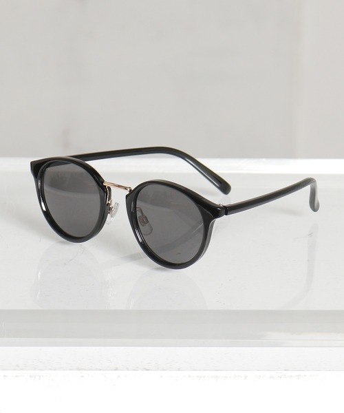 カラーレンズサングラス/ボストン/ラウンド/【ケース付】（サングラス