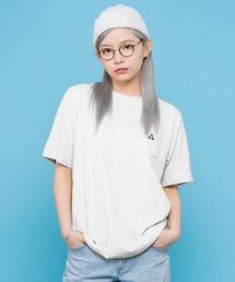 GERRY ジェリー ブランド ロゴ 胸ポケット バックプリント 刺繍 クルーネック 半袖 Tシャツ ティーシャツ
