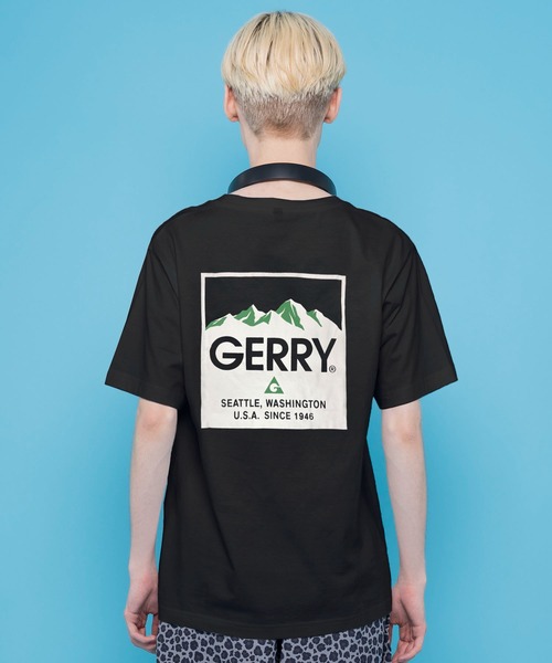 GERRY（ジェリー）の「GERRY ジェリー ブランド ロゴ 胸ポケット バックプリント 刺繍 クルーネック 半袖 Tシャツ ティーシャツ（Tシャツ/カットソー・メンズ・ブラック/アッシュグレー/ダークグリーン/グレイッシュベージュ/ブラック系その他/ブルー系その他/ホワイト系その他/ネイビー/イエロー系/グリーン系/ネイビー系/ブラック系/ベージュ系/ブルー系その他2/ホワイト系/ベージュ系その他2/グリーン系その他2/ホワイト系その他2/ブラック系その他2・L/LL/M）」の7枚目の写真