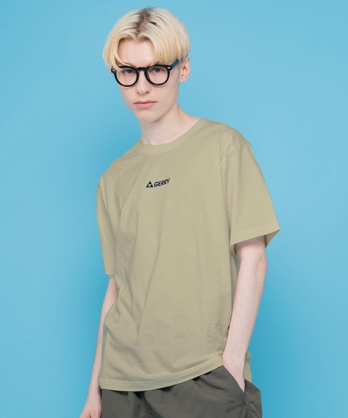 GERRY（ジェリー）の「GERRY ジェリー ブランド ロゴ 胸ポケット バックプリント 刺繍 クルーネック 半袖 Tシャツ ティーシャツ（Tシャツ/カットソー・メンズ・ブラック/アッシュグレー/ダークグリーン/グレイッシュベージュ/ブラック系その他/ブルー系その他/ホワイト系その他/ネイビー/イエロー系/グリーン系/ネイビー系/ブラック系/ベージュ系/ブルー系その他2/ホワイト系/ベージュ系その他2/グリーン系その他2/ホワイト系その他2/ブラック系その他2・L/LL/M）」の11枚目の写真