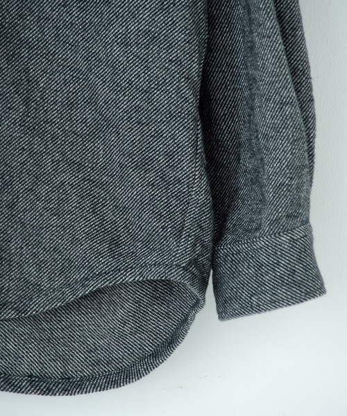 RYU（リュー）の「cotton tweed shirt jacket（テーラードジャケット・メンズ・グレー系1/グレー系2・2/4）」の15枚目の写真