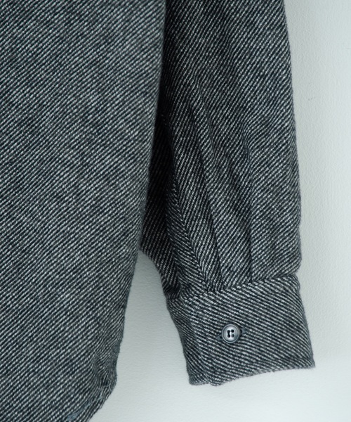 RYU（リュー）の「cotton tweed shirt jacket（テーラードジャケット・メンズ・グレー系1/グレー系2・2/4）」の17枚目の写真
