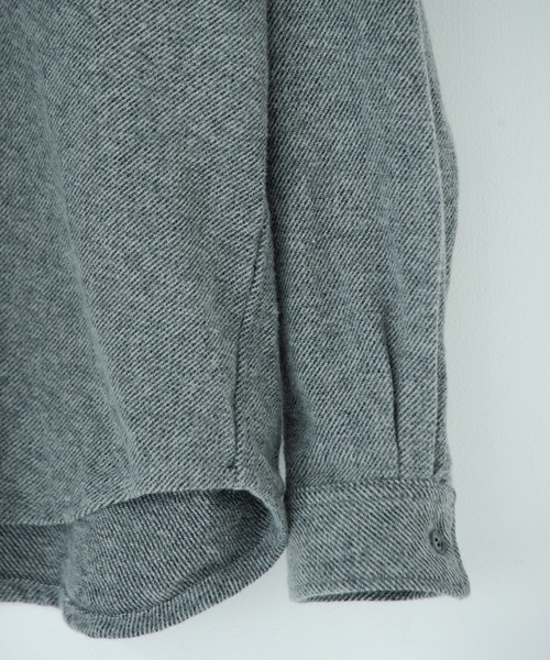 RYU（リュー）の「cotton tweed shirt jacket（テーラードジャケット・メンズ・グレー系1/グレー系2・2/4）」の13枚目の写真