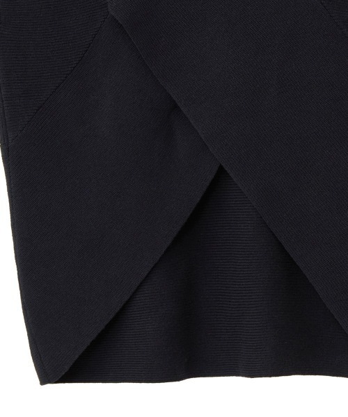 MANOF（マノフ）の「FRONT CROSS KNIT TOPS（Tシャツ/カットソー・レディース・アイボリー/ブラック・FREE）」の14枚目の写真