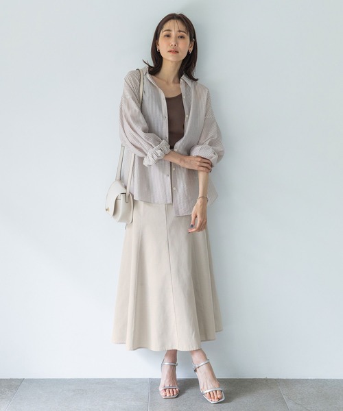 akiranaka エナメルフレアスカート Skirt | AKIRANAKA ONLINESTORE