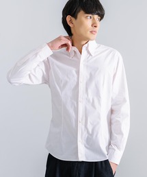 Rocky Monroe（ロッキーモンロー）の「日本製 無地ストライプ ブロードデュエボタンダウン 長袖シャツ（シャツ/ブラウス）」