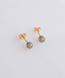 SARINOHANA/天然石小粒一粒スタッドピアス/14KGF