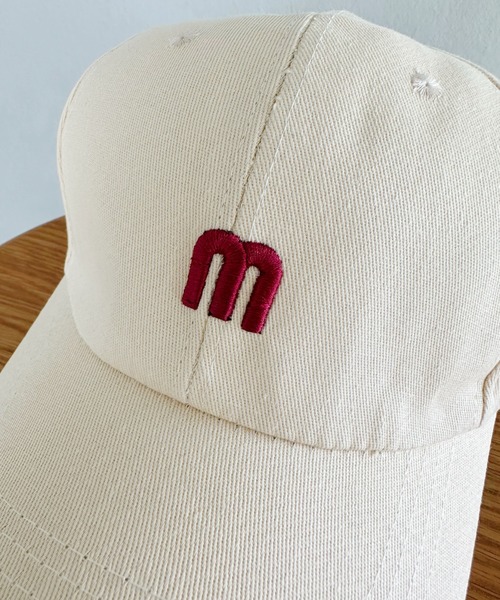 CLEA(クレア)の「【全5色】m字フロント刺繍キャップ(キャップ・レディース・ブルー/アイボリー/ブラック/オレンジ/イエロー・FREE)」の11枚目の写真