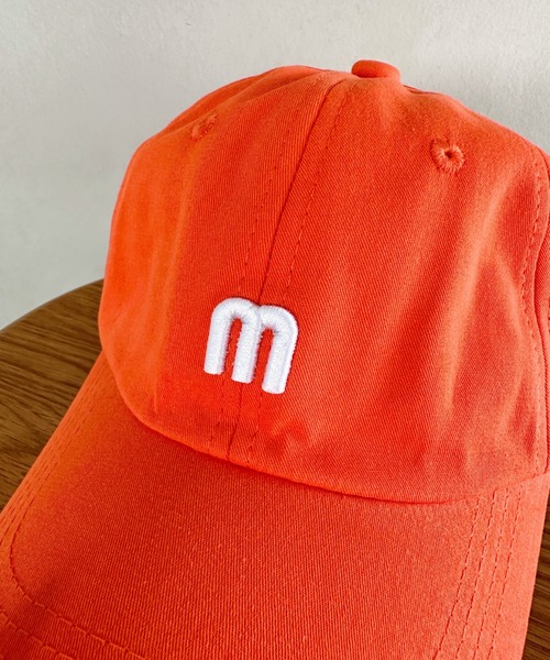 CLEA(クレア)の「【全5色】m字フロント刺繍キャップ(キャップ・レディース・ブルー/アイボリー/ブラック/オレンジ/イエロー・FREE)」の9枚目の写真