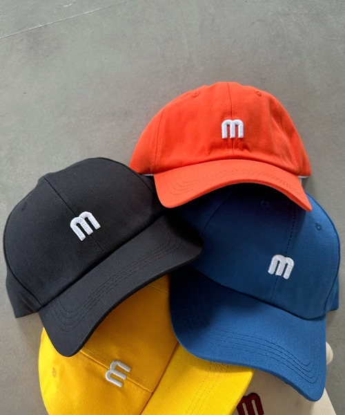 CLEA(クレア)の「【全5色】m字フロント刺繍キャップ(キャップ・レディース・ブルー/アイボリー/ブラック/オレンジ/イエロー・FREE)」の8枚目の写真
