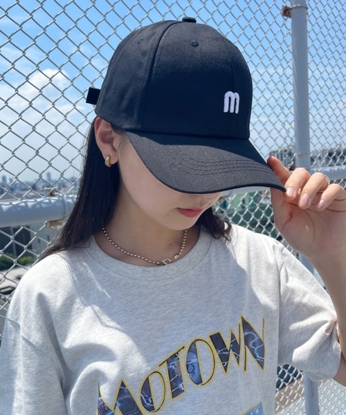 CLEA(クレア)の「【全5色】m字フロント刺繍キャップ(キャップ・レディース・ブルー/アイボリー/ブラック/オレンジ/イエロー・FREE)」の16枚目の写真