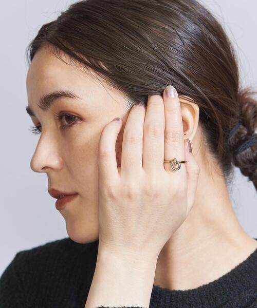 BEAUTY&YOUTH UNITED ARROWS（ビューティーアンドユースユナイテッドアローズ）の「メタルリングドロップ リング（リング・レディース・その他1・FREE）」の4枚目の写真