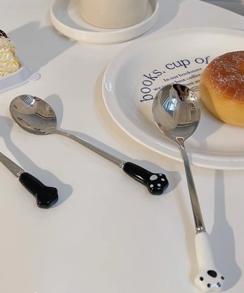 Made in I（メイドインアイ）の「アニマルカトラリー２本セット（カトラリー・レディース・ホワイト/ピンク/アイボリー/ブラック・FREE）」の12枚目の写真