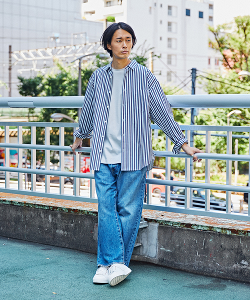 EDIFICE(エディフィス)の「《追加販売》アルビニスタ スムース クルーネック Tシャツ(Tシャツ/カットソー・メンズ・ブラウン/ライトグレー/ブラック/ブルー系その他/ホワイト・SMALL/LARGE/MEDIUM)」の21枚目の写真