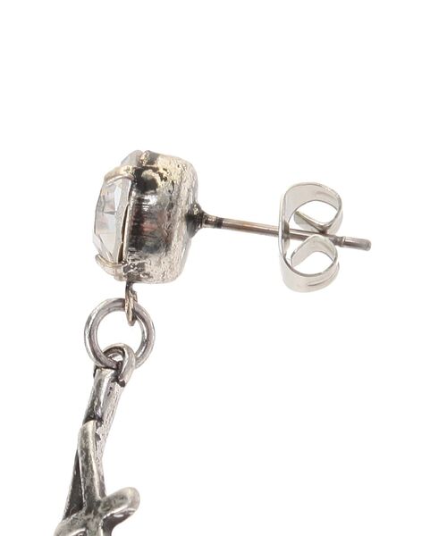 EATME（イートミー）の「クロスローズピアス（ピアス（両耳用）・レディース・シルバー・FREE）」の5枚目の写真