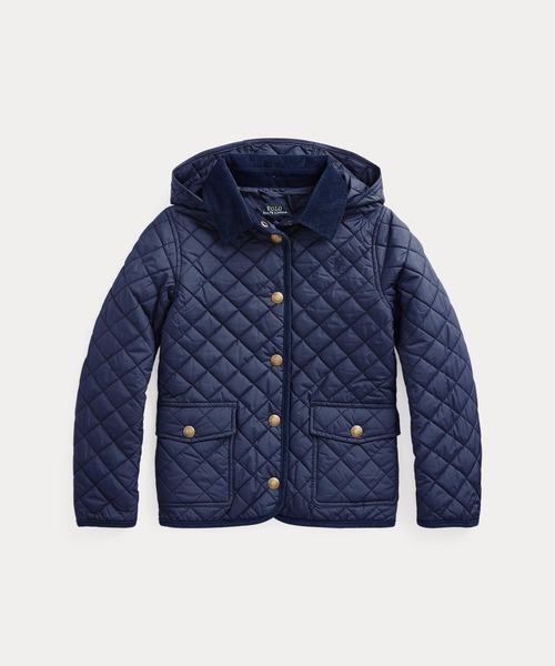 POLO RALPH LAUREN CHILDRENSWEAR（ポロ ラルフ ローレン チルドレンズウェア）の「キルテッド ウォーターリペラント バーン ジャケット（ダウンジャケット/コート・キッズ・ネイビー系1・L/M/S/XL）」の5枚目の写真