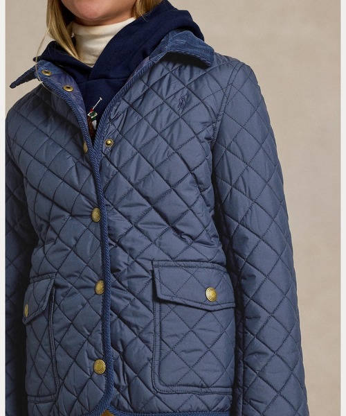 POLO RALPH LAUREN CHILDRENSWEAR（ポロ ラルフ ローレン チルドレンズウェア）の「キルテッド ウォーターリペラント バーン ジャケット（ダウンジャケット/コート・キッズ・ネイビー系1・L/M/S/XL）」の8枚目の写真