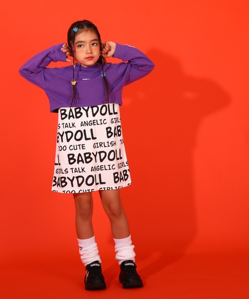 BABYDOLL（ベビードール）の「ショート丈 パーカー&半袖ワンピース 2点 