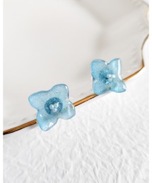 CERCA（チェルカ）の「Tresor*/紫陽花　サージカルステンレスピアス（ピアス（両耳用））」