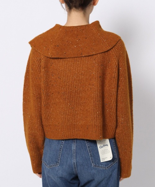 LOWRYS FARM（ローリーズファーム）の「アシメカタボタンネップＬＳ  968918（ニット/セーター・レディース・ベージュ/グレー/オレンジ/アイボリー・FREE）」の19枚目の写真