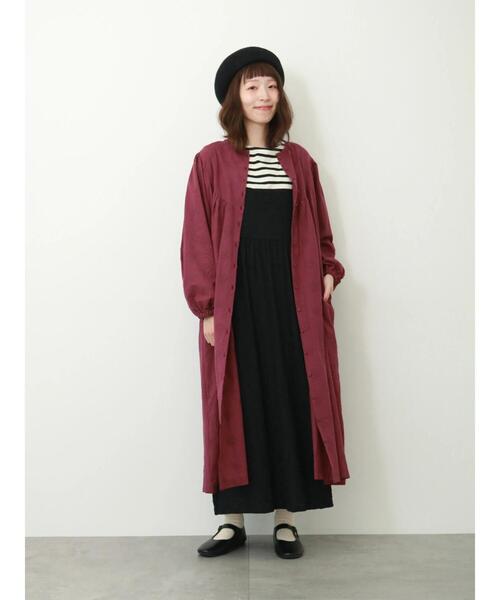 Samansa Mos2(サマンサ モスモス)の「フラワー柄総刺繍ワンピース(ワンピース・レディース・ブラック/ボルドー/ブルー/ベージュ・F)」の8枚目の写真