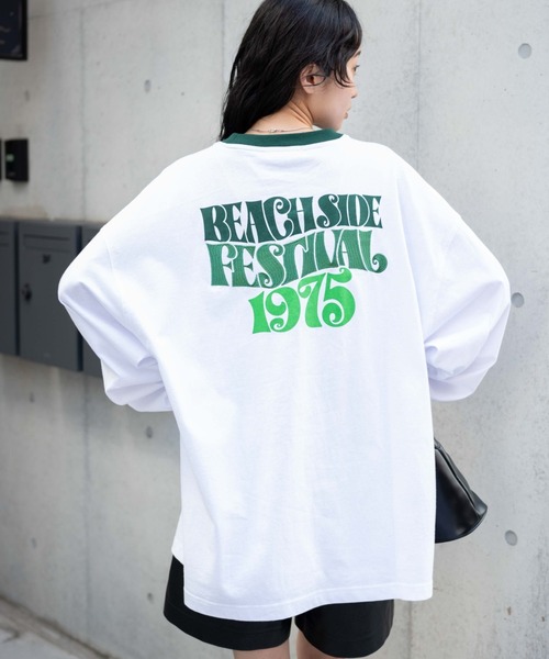 WEGO（ウィゴー）の「WEGO/ヘビーウエイトファンシーロゴロンT（Tシャツ/カットソー・メンズ・その他2/その他3/その他1/その他4・LARGE/MEDIUM）」の2枚目の写真