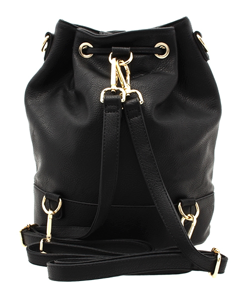 DISCOAT(ディスコート)の「【Discoat】バンブータッセル巾着2wayrリュック(バックパック/リュック・レディース・ベージュ/オフホワイト/ブラック・フリ-)」の12枚目の写真