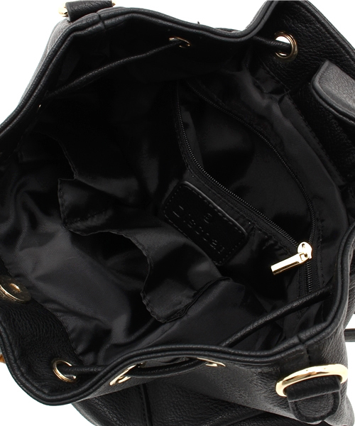 DISCOAT(ディスコート)の「【Discoat】バンブータッセル巾着2wayrリュック(バックパック/リュック・レディース・ベージュ/オフホワイト/ブラック・フリ-)」の17枚目の写真