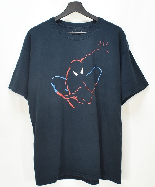 MARVEL（マーベル）の「【ヴィンテージ古着】MARVEL / マーベル SPIDERMAN スパイダーマン プリントTシャツ（Tシャツ/カットソー・メンズ・ブラック・LARGE）」の2枚目の写真