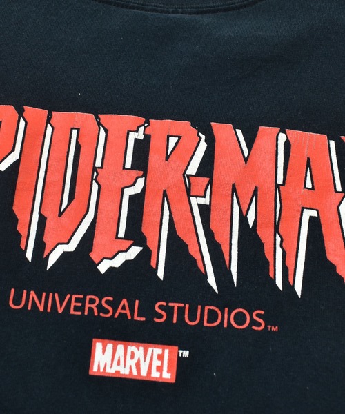 MARVEL（マーベル）の「【ヴィンテージ古着】MARVEL / マーベル SPIDERMAN スパイダーマン プリントTシャツ（Tシャツ/カットソー・メンズ・ブラック・LARGE）」の8枚目の写真