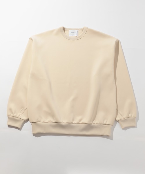 SETUP7（セットアップセブン）の「SWEET11月号掲載品【SETUP7】ダンボールスウェットクルーネック　ESSENTIALS Super smooth cardboard Parker　Clan e legance sweater（スウェット・レディース・ベージュ/グレー/アイボリー/ブラック・S/M）」の5枚目の写真