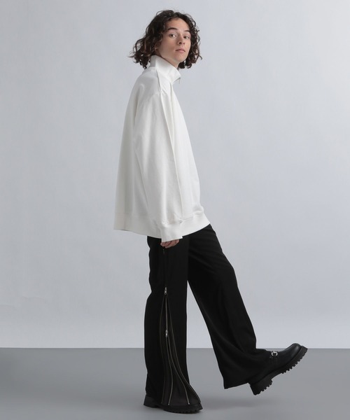 HARE（ハレ）の「ウラケロゴハーフジップスウェット(HARE)（スウェット・メンズ・レッド/ブラック/ホワイト/オレンジ/ブルー・MEDIUM/SMALL）」の7枚目の写真