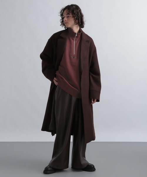 HARE（ハレ）の「ウラケロゴハーフジップスウェット(HARE)（スウェット・メンズ・レッド/ブラック/ホワイト/オレンジ/ブルー・MEDIUM/SMALL）」の11枚目の写真