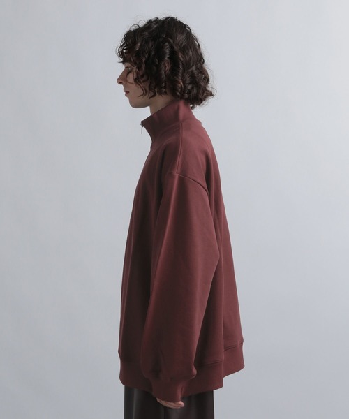 HARE（ハレ）の「ウラケロゴハーフジップスウェット(HARE)（スウェット・メンズ・レッド/ブラック/ホワイト/オレンジ/ブルー・MEDIUM/SMALL）」の14枚目の写真