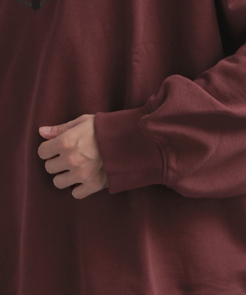 HARE（ハレ）の「ウラケロゴハーフジップスウェット(HARE)（スウェット・メンズ・レッド/ブラック/ホワイト/オレンジ/ブルー・MEDIUM/SMALL）」の18枚目の写真