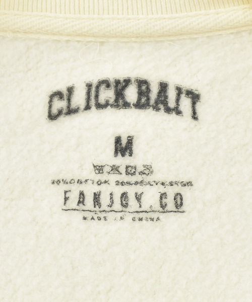 VINTAGE(ヴィンテージ)の「【ヴィンテージ古着】”CLICKBAIT” クルーネックスウェット リバースタイプ(スウェット・メンズ・ホワイト・MEDIUM)」の4枚目の写真