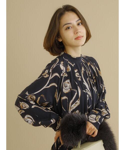 Te chichi CLASSIC（テチチクラシック）の「【ipeker】プリントワンピース（ワンピース・レディース・ブラック/イエロー・F）」の8枚目の写真