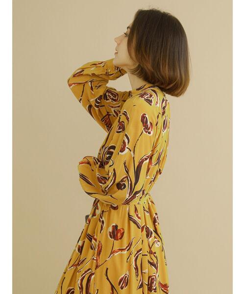Te chichi CLASSIC（テチチクラシック）の「【ipeker】プリントワンピース（ワンピース・レディース・ブラック/イエロー・F）」の20枚目の写真