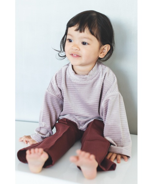 ooju（オージュ）の「【ooju】フレアパンツ（その他パンツ・キッズ・ボルドー/カーキ/チャコールグレー・1/2/3/4）」の15枚目の写真