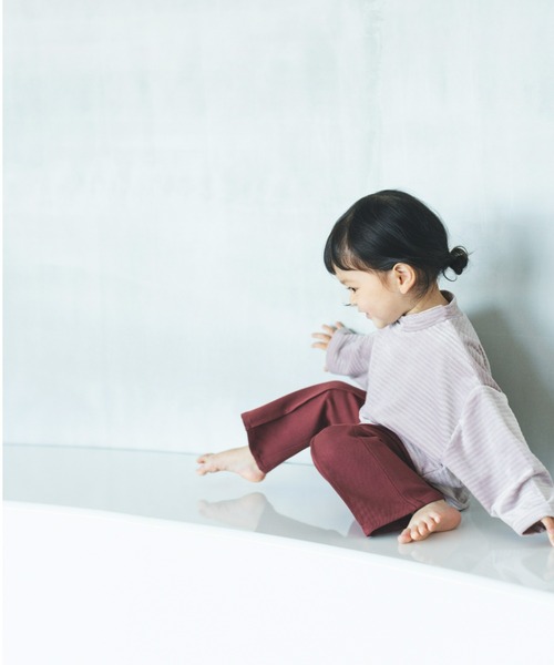 ooju（オージュ）の「【ooju】フレアパンツ（その他パンツ・キッズ・ボルドー/カーキ/チャコールグレー・1/2/3/4）」の16枚目の写真