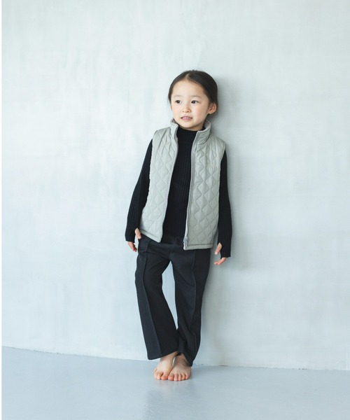 ooju（オージュ）の「【ooju】フレアパンツ（その他パンツ・キッズ・ボルドー/カーキ/チャコールグレー・1/2/3/4）」の4枚目の写真