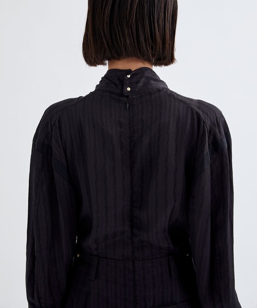 PHOTOCOPIEU(フォトコピュー)の「【PHOTOCOPIEU/フォトコピュー】GATHERD DRESS/ギャザードレス(ドレス・レディース・ブラック・36/38)」の7枚目の写真