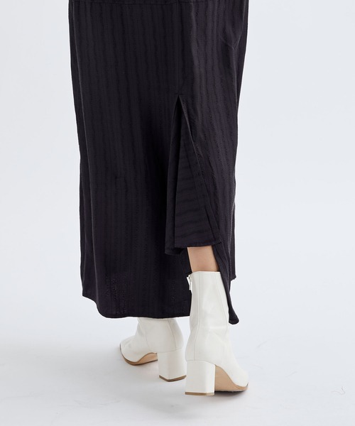 PHOTOCOPIEU(フォトコピュー)の「【PHOTOCOPIEU/フォトコピュー】GATHERD DRESS/ギャザードレス(ドレス・レディース・ブラック・36/38)」の11枚目の写真