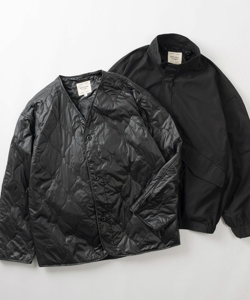 make a ray!（メイク ア レイ！）の「ビッグシルエット スタンドカラーデザイン 3WAYショート モッズコート ミリタリージャケット（モッズコート・レディース・オリーブ/ブラック・M/L/XL）」の22枚目の写真