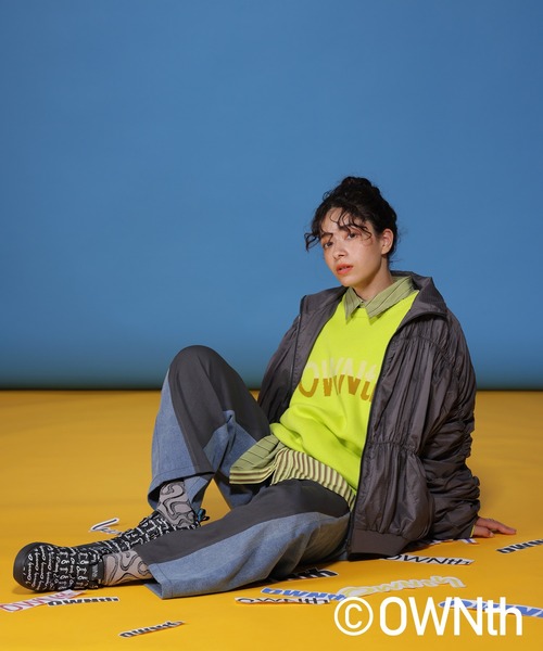 OWNth(オンス)の「バイカラーデニムドッキングテーパードパンツ(デニムパンツ・レディース・ブラック/グレー・M/L)」の19枚目の写真