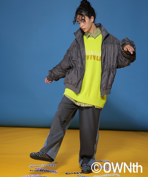 OWNth(オンス)の「バイカラーデニムドッキングテーパードパンツ(デニムパンツ・レディース・ブラック/グレー・M/L)」の20枚目の写真