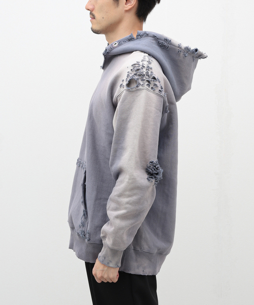 JOINT WORKS(ジョイントワークス)の「【TEPPEI FURUYAMA/テッペイフルヤマ】TF-23AW-004(パーカー・メンズ・ホワイト/ネイビー・FREE)」の10枚目の写真