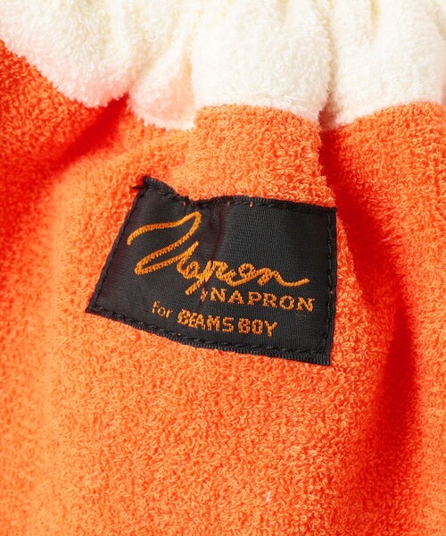 BEAMS BOY(ビームスボーイ)の「NAPRON × BEAMS BOY / 別注 パイル ペイシェント バッグ(トートバッグ・レディース・サックスブルー/オレンジ・ONE SIZE)」の8枚目の写真