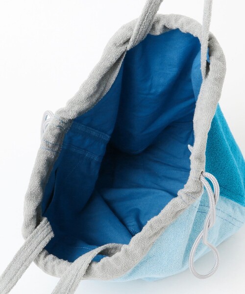 BEAMS BOY(ビームスボーイ)の「NAPRON × BEAMS BOY / 別注 パイル ペイシェント バッグ(トートバッグ・レディース・サックスブルー/オレンジ・ONE SIZE)」の11枚目の写真