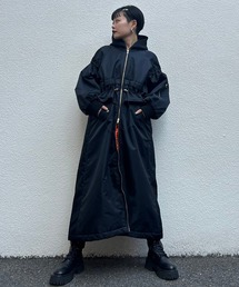 Narcissus（ナルシス）の「【Narcissus】MA-1フリルロングコート（ノー